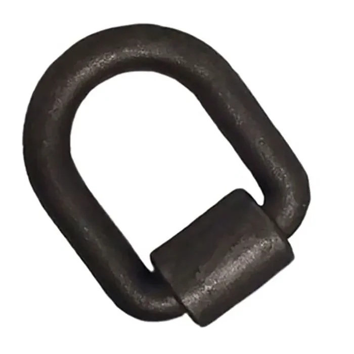 1″ Diameter D-Ring with Weld-On Mounting Bracket 15,000 lbs. SWL B50