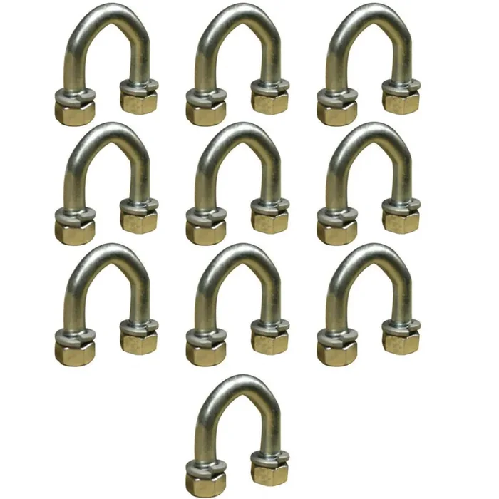 (10) Interchangeable 7/16″ V-Bend U-Bolt Kits fits Compact Tractor Models