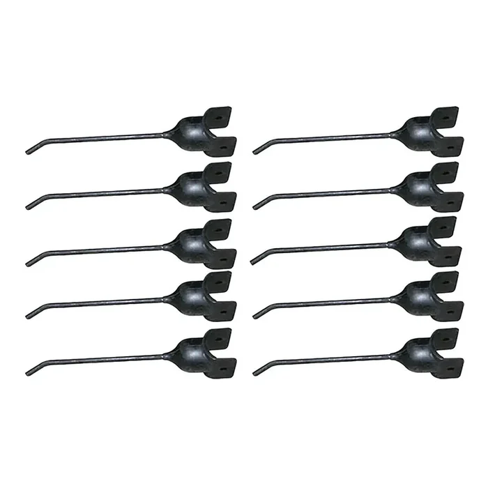 (10) Rubber Mounted Rake Teeth AE24953 AE47389 Fits John Deere 650 640 660 662