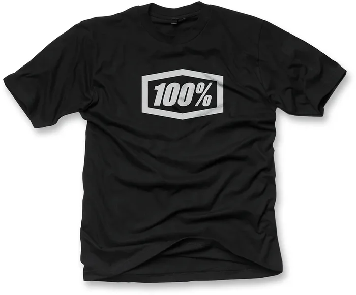 100% 100% Icon T-Shirt – Black – Small 20000-00020