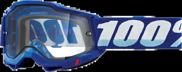 100% Accuri 2 Enduro Goggles – Blue – Clear 50015-00002