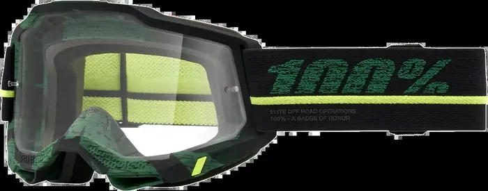 100% Accuri 2 Goggles – Overlord – Clear 50013-00011