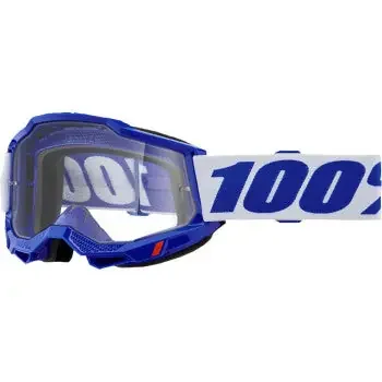 100% Accuri 2 OTG Goggles – Blue – Clear 50018-00007