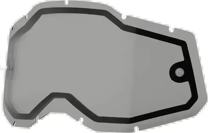 100% Accuri 2/Racecraft 2/Strata 2 Dual Lens – Smoke 59080-00002