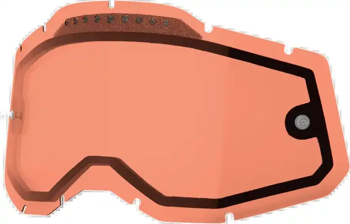 100% Accuri 2/Racecraft 2/Strata 2 Dual Lens – Vented – Rose 59082-00005