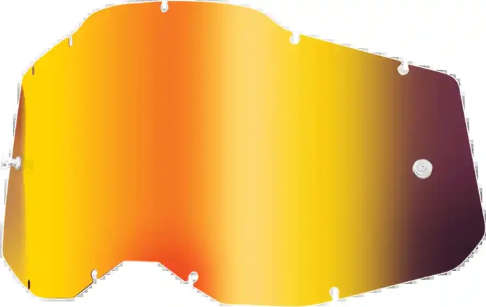 100% Accuri 2/Racecraft 2/Strata 2 Lens – Red Mirror 59078-00005
