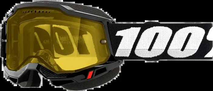 100% Accuri 2 Snow Goggles – Black – Yellow 50021-00001