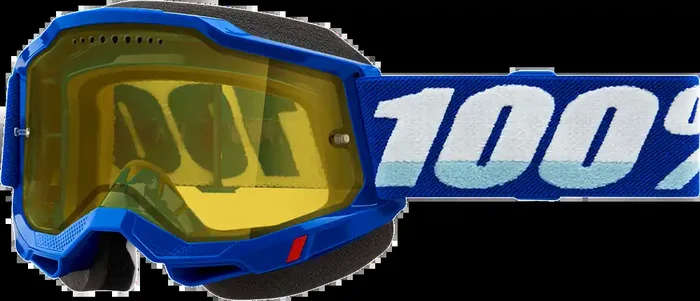 100% Accuri 2 Snow Goggles – Blue – Yellow 50021-00002