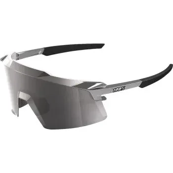100% Aerocraft Sunglasses – Black Chrome – HiPER Silver 60032-00015
