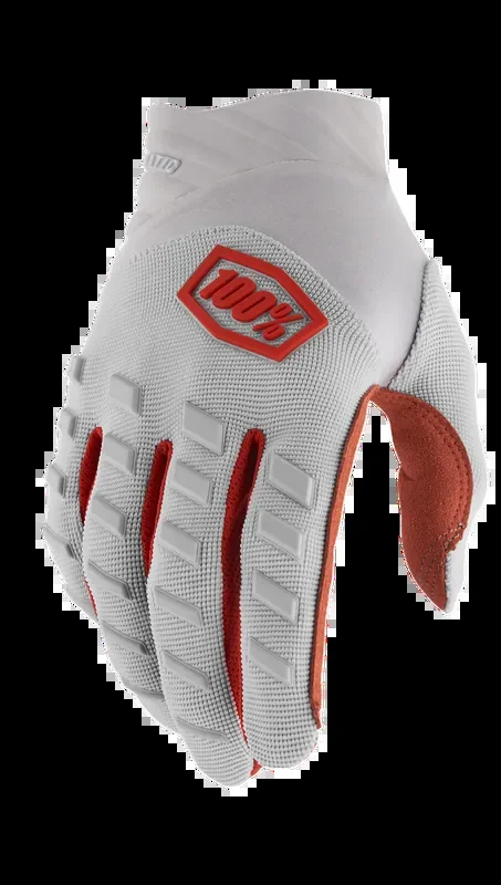 100% Airmatic Gloves – Silver – XL 10000-00043