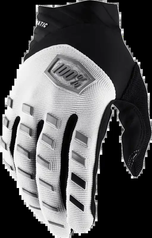 100% Airmatic Gloves – White – Small 10000-00030
