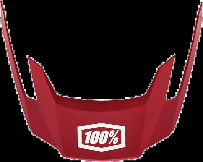 100% Altec Visor – Deep Red – XS/S 89025-00003