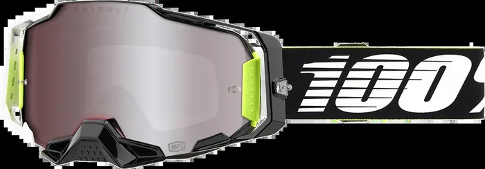100% Armega Goggles – RACR – HiPER Silver Mirror 50003-00007