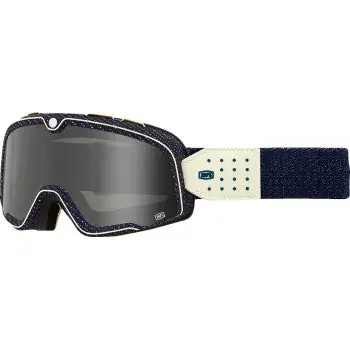 100% Barstow Goggles – Denim – Dark Smoke 50000-00019