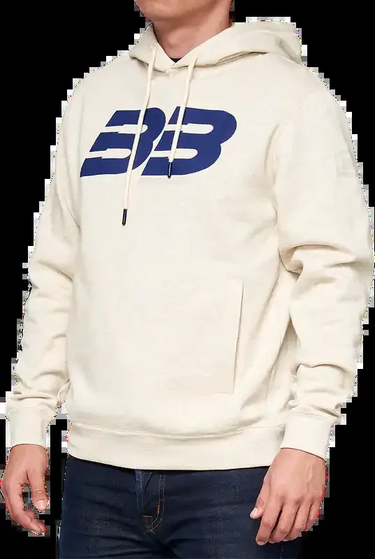 100% BB33 Pullover Welt Pocket Hoodie – Oatmeal – Large BB-36045-484-12