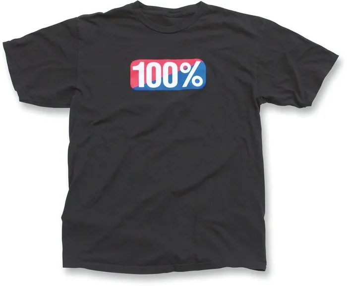 100% Classic T-Shirt – Black – Large 20000-00002