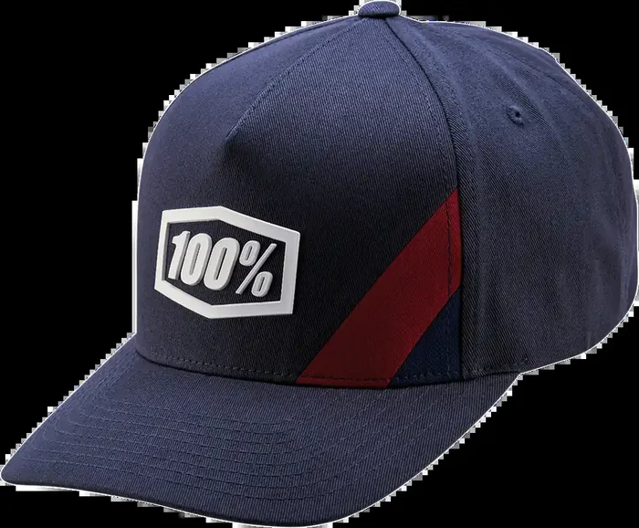 100% Cornerstone Snapback Hat – Steel 20070-245-01
