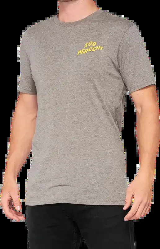 100% Dakota T-Shirt – Heather Gray – Large 32130-188-12