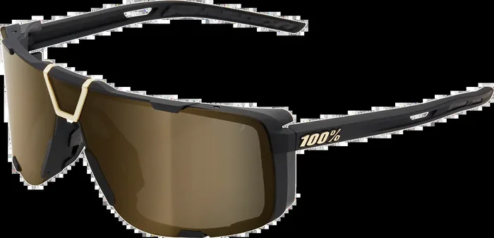 100% Eastcraft Sunglasses – Soft Tact Black – Soft Gold Mirror 61045-258-01