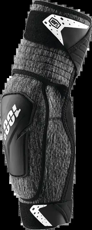 100% Fortis Elbow Guards – Gray/Black – S/M 70006-00003