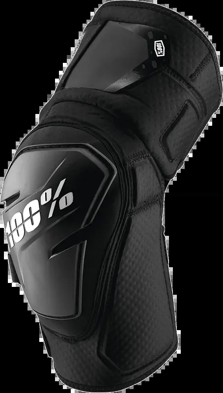 100% Fortis Knee Guards – Black – L/XL 70007-00002