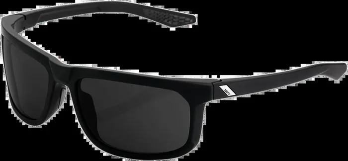 100% Hakan Sunglasses – Black – Gray PeakPolar 61036-100-47