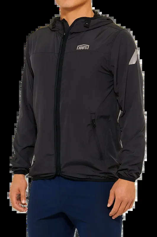 100% Klutch Jacket – Black – XL 20041-00003