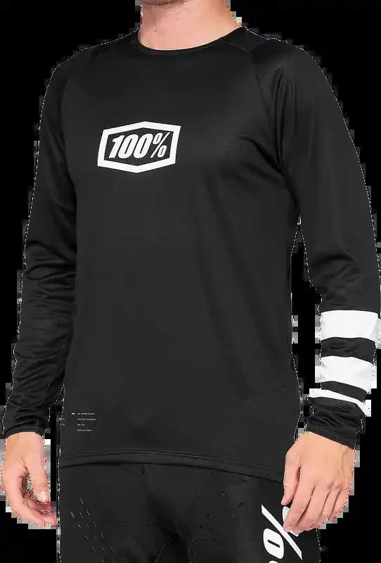 100% R-Core Jersey – Long-Sleeve – Black – Small 41104-001-10
