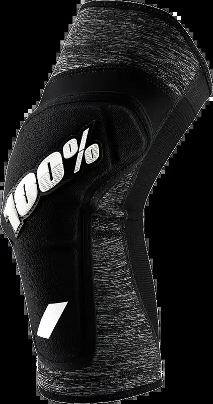 100% Ridecamp Knee Guards – Gray/Black – Medium 70001-00006