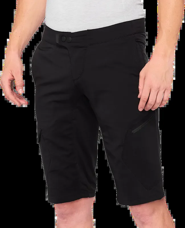 100% Ridecamp Shorts – Black – US 38 40029-00005