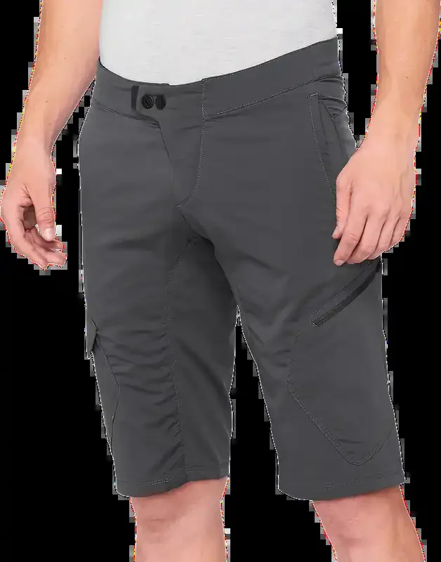 100% Ridecamp Shorts – Charcoal – US 36 40029-00011