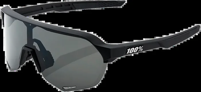 100% S2 Sunglasses – Black – Smoke 60006-00000