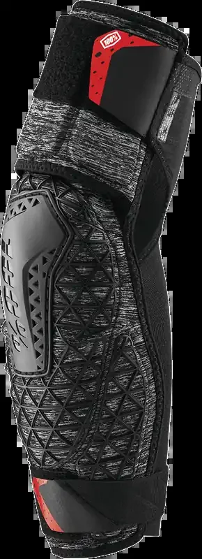 100% Surpass Elbow Guards – Gray/Black – XL 70008-00008