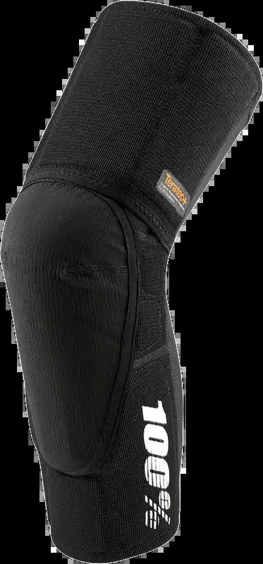 100% Teratec Plus Knee Guards – Black – Large 70005-00003