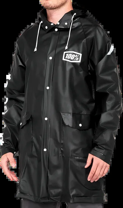 100% Torrent Raincoat – Black – Large 20040-00002
