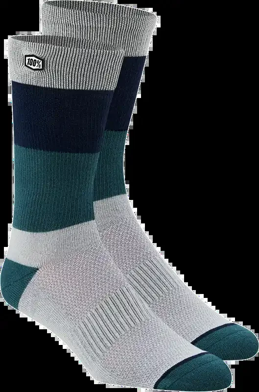100% Trio Socks – Silver – Small/Medium 24022-008-17