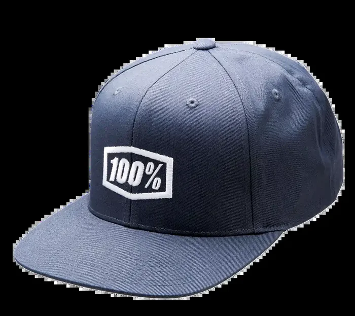 100% Youth Icon Snapback Hat – Heather Charcoal – One Size 20047-00001