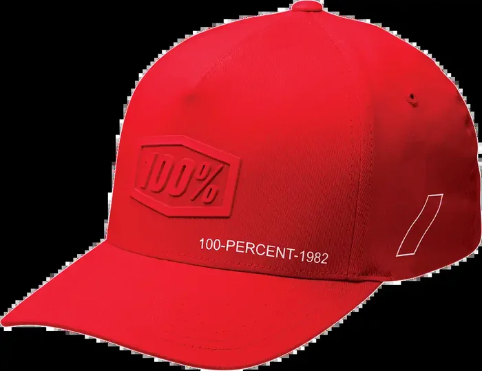 100% Youth Shadow Snapback Hat – Red – One Size 20092-003-01