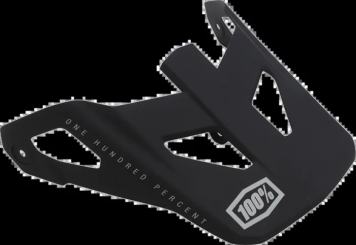 100% Youth Status Visor – Black 89039-00001