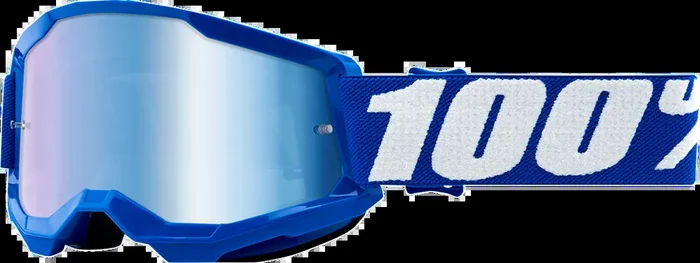 100% Youth Strata 2 Goggles – Blue – Blue Mirror 50032-00002
