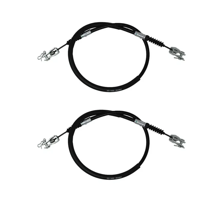 1011125 2PC Brake Cable Set Fits Universal Products