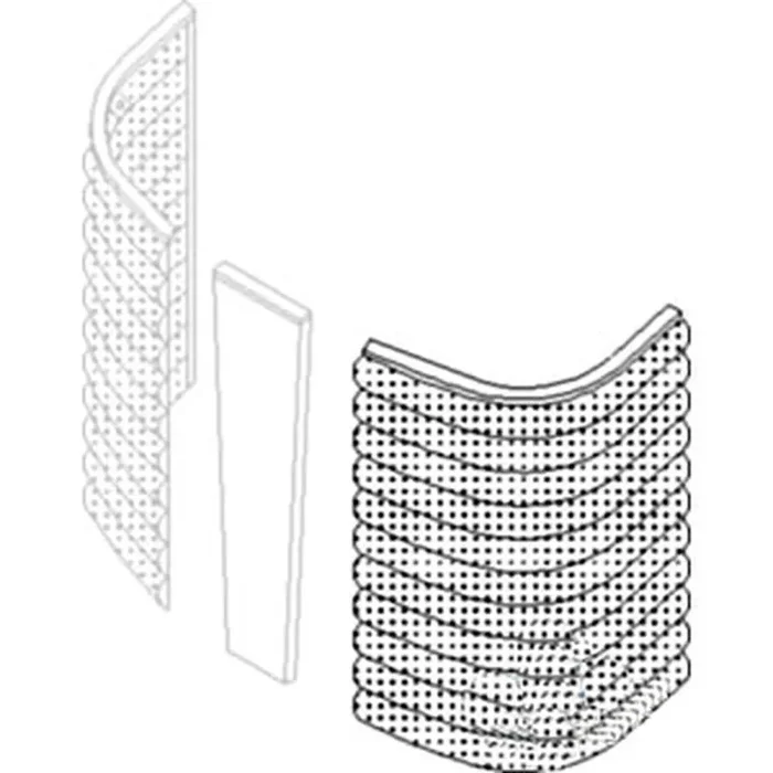 183662M1 Grille Screen Fits Massey Ferguson Tractor 50 65