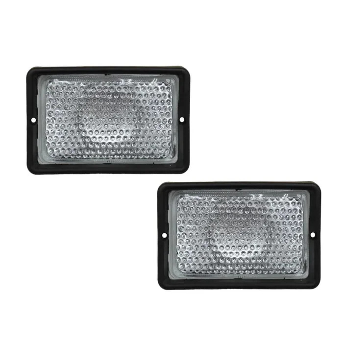 (2) 12v Front / Rear Complete Working Light 700/31800 Fits JCB Wheel Loaders