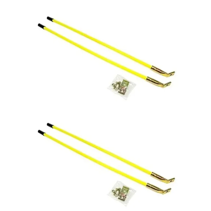 (2) 26″ Snow Plow Blade Marker Guide Kit Yellow for Diamond Meyer 09916 Snowplow