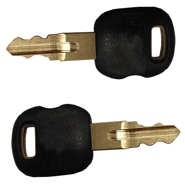 (2) 5P8500 Old Ignition Keys Fits CAT Fits Caterpillar & ASV Positrack 0310-072