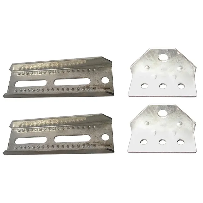 (2) 8″ Boat Trailer Swivel Top Bunk Board Brackets Bolster