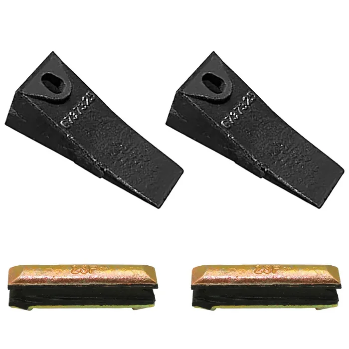 2 Bucket Teeth + 2 Flex Pins 6737325 6737326 7107319 7173896