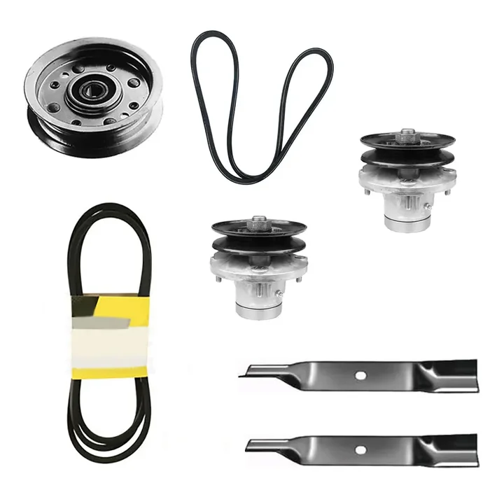 38″ Deck Rebuild Kit Blade Belt For J Fits John Deere LX172 LX173 LX176 LX178 LX