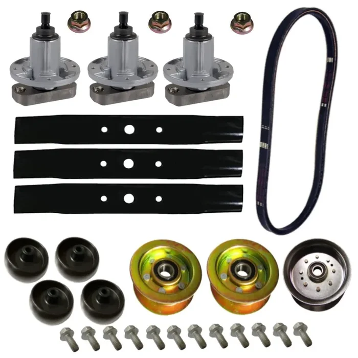 48″ Deck Rebuild Kit XHT Blades w/ Wheels Fits AYP Replaces 137266