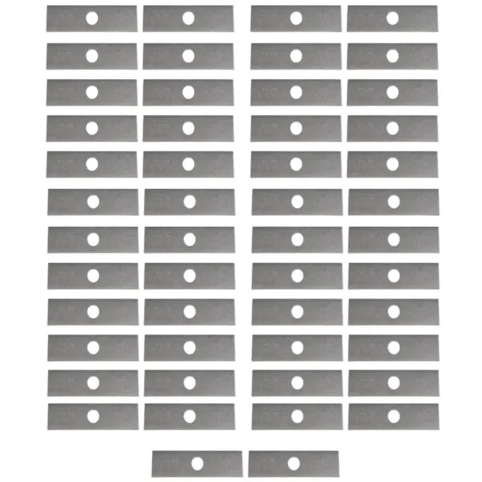 50 Mower Blades 8″x2″ Unpainted Edger Blade fits Echo 720237001 Fits Ryobi 61322